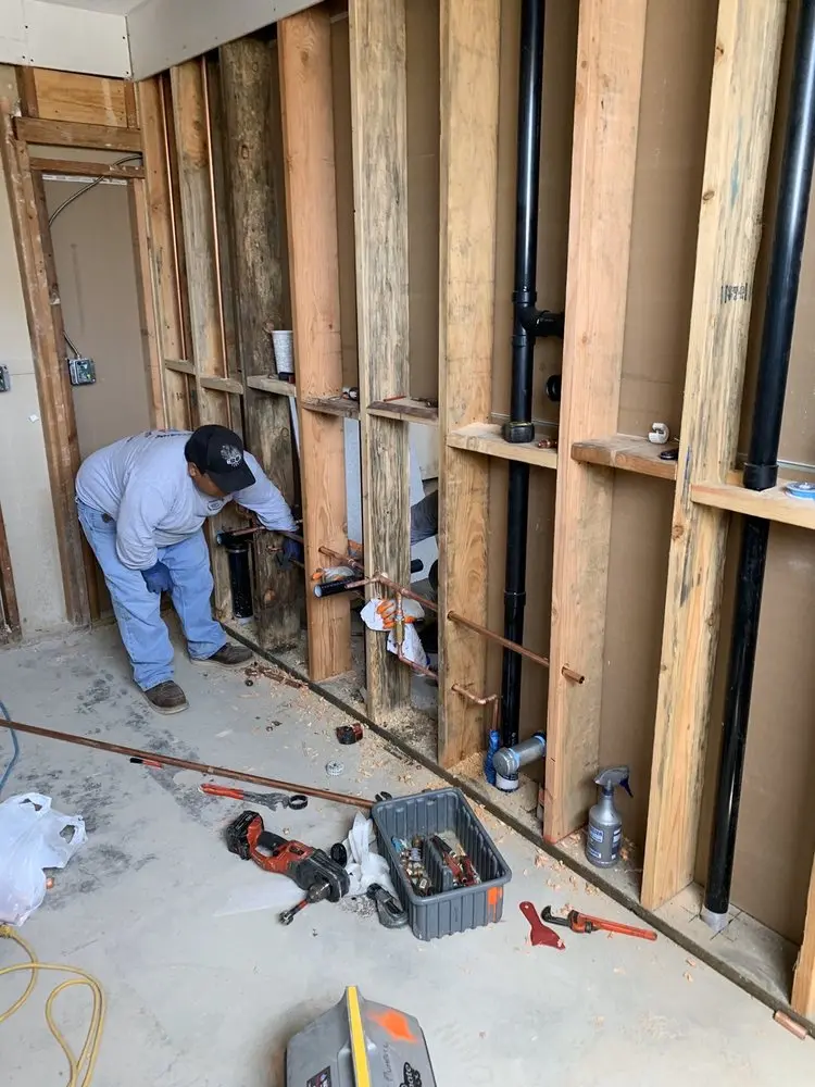 Commercial rough-in plumbing for Water Heater Replacement in Highlands